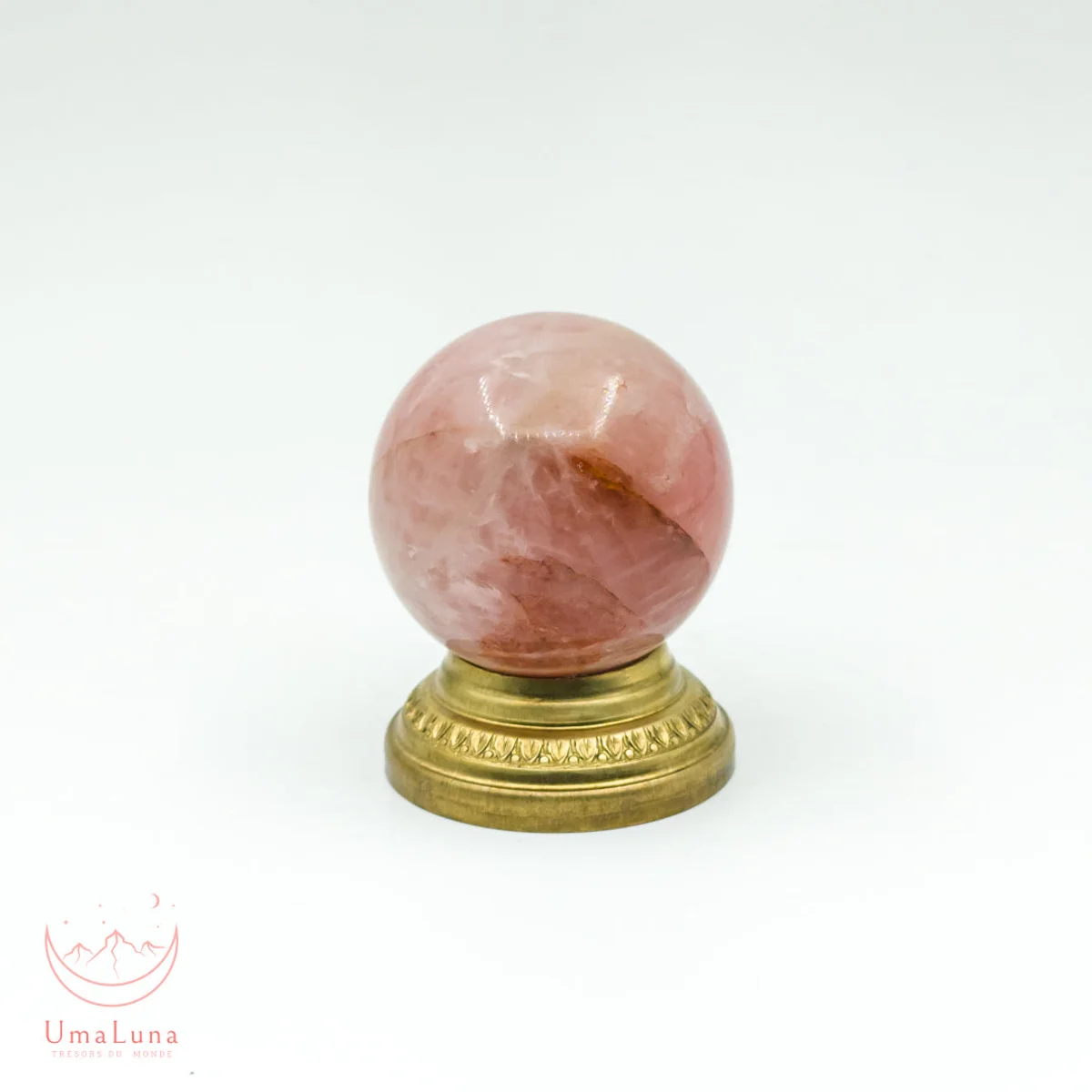 Quartz Rose Sphère 20g - Photo 6