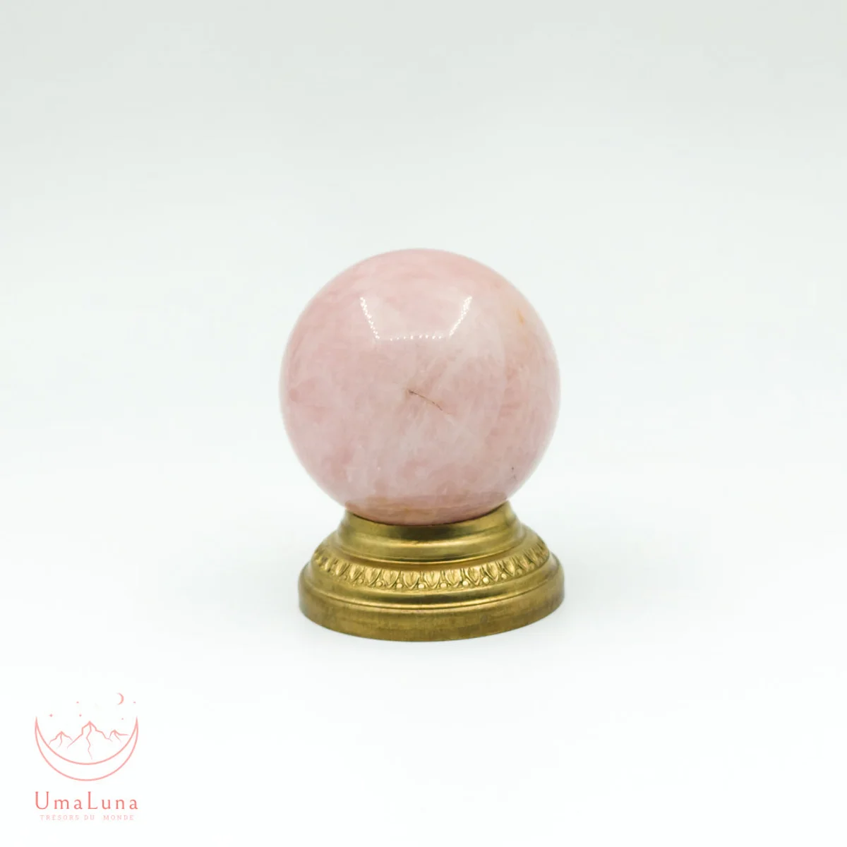 Quartz Rose Sphère 20g - Photo 2