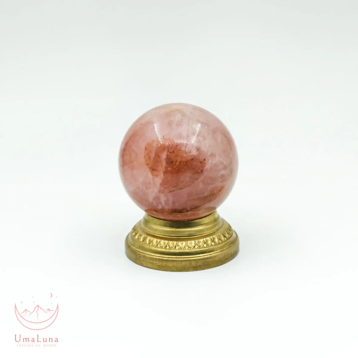Quartz Rose Sphère 20g - Photo 9