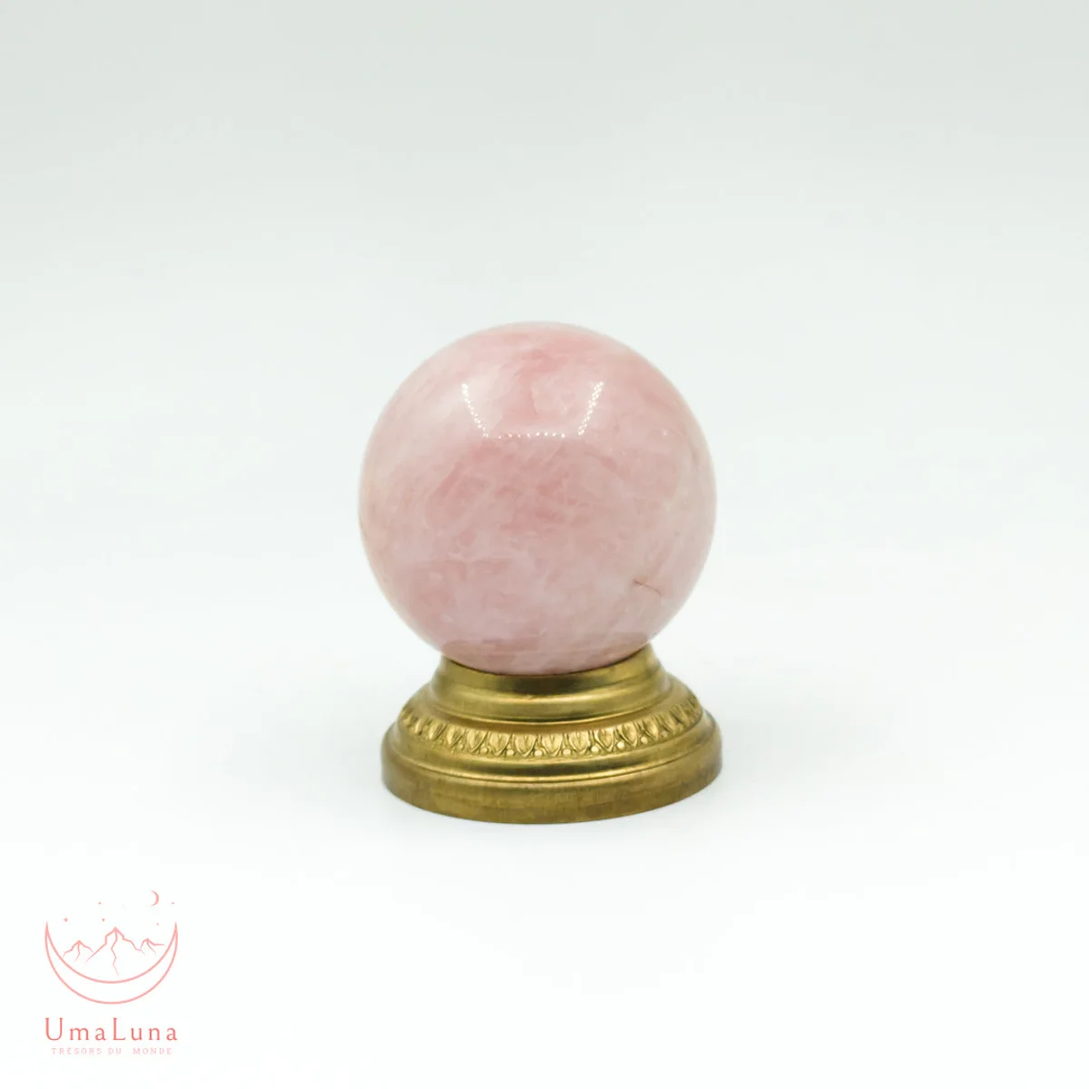 Quartz Rose Sphère 20g - Photo 1