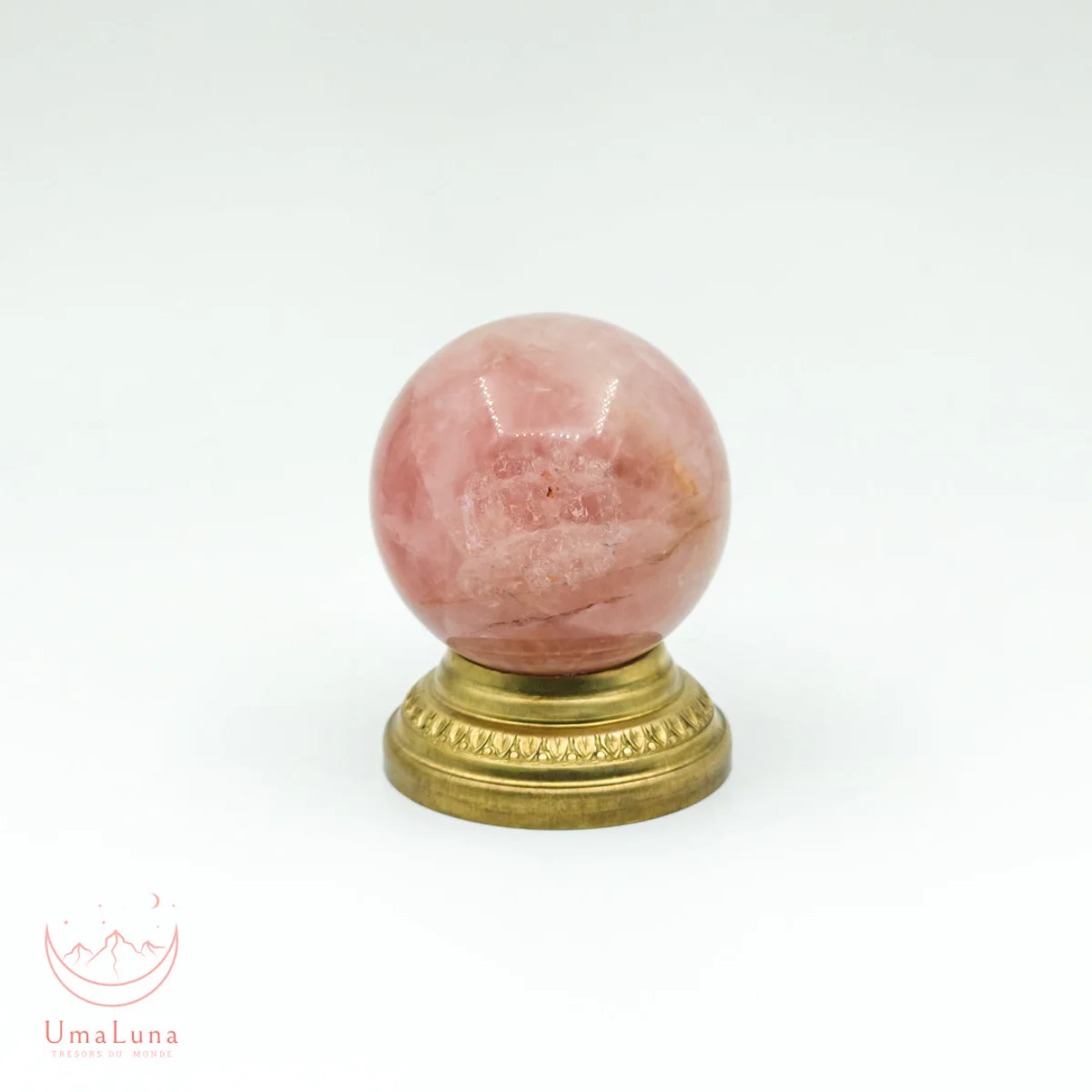 Quartz Rose Sphère 20g - Photo 7