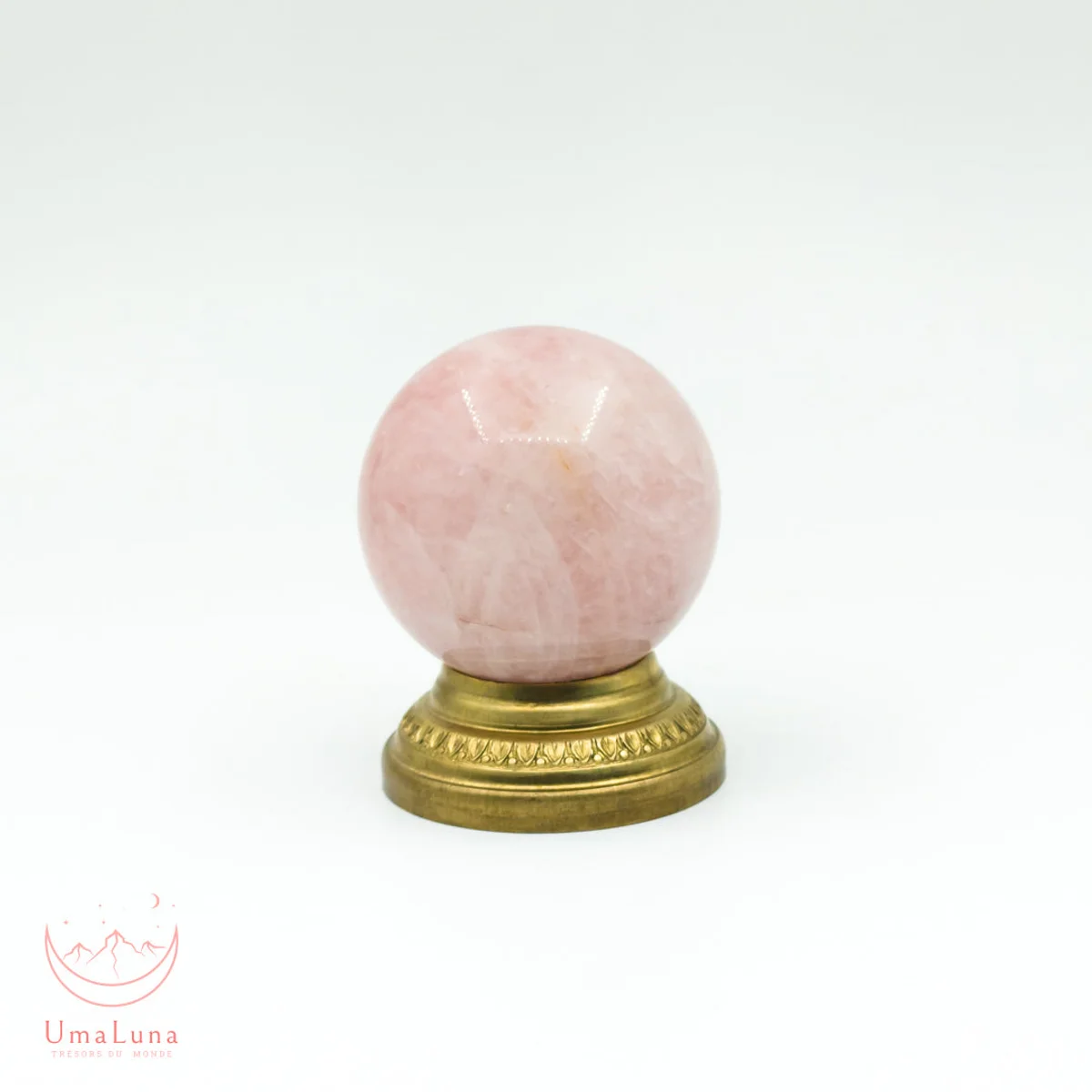 Quartz Rose Sphère 20g - Photo 4
