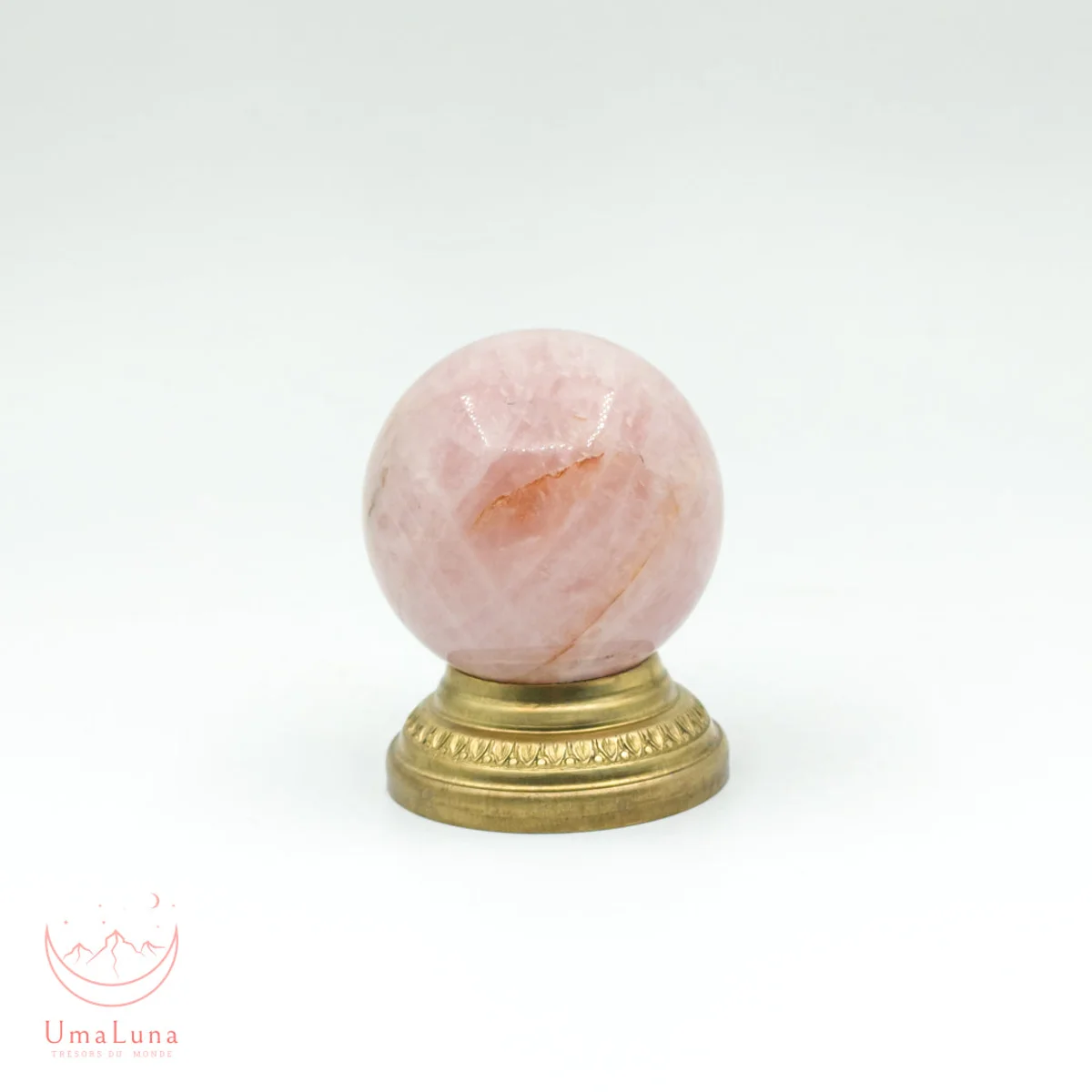 Quartz Rose Sphère 20g - Photo 5