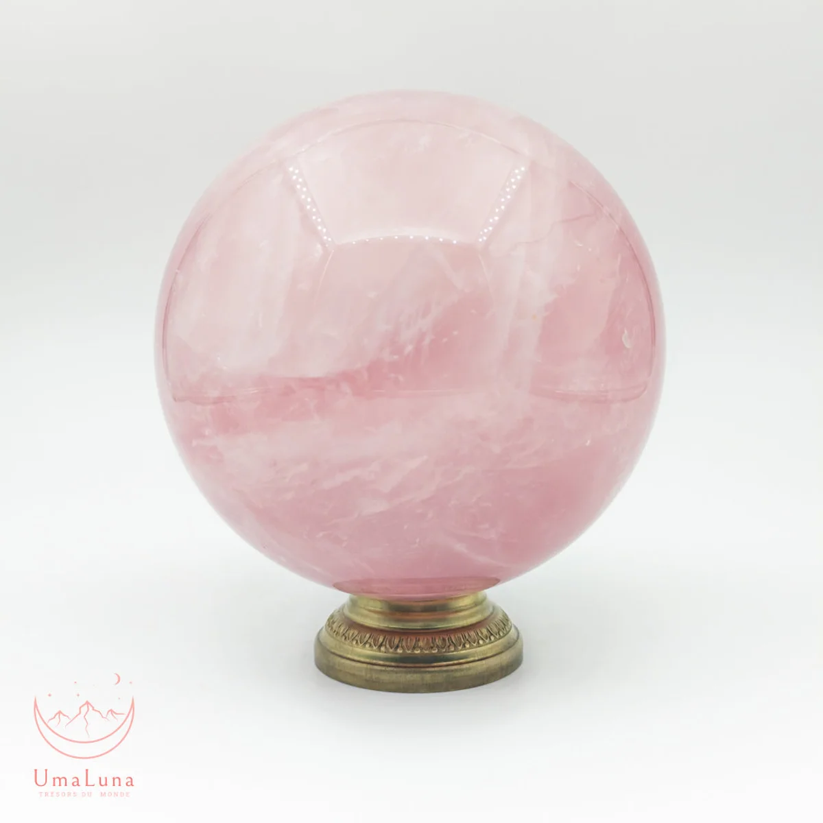 Quartz Rose Sphère 1100g - Photo 1
