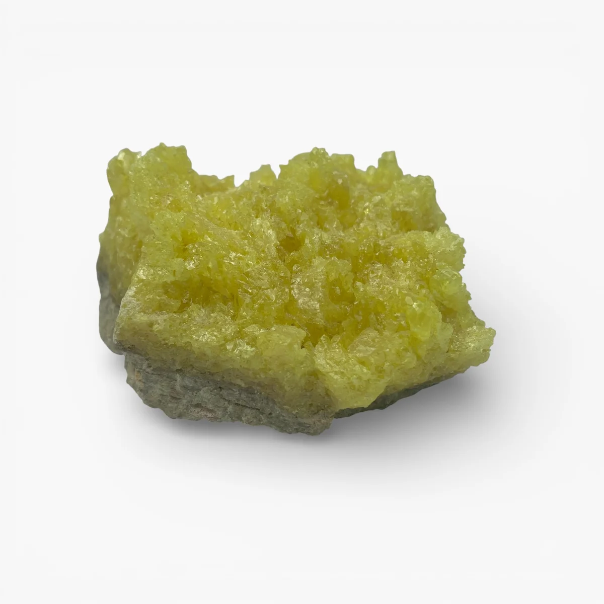 Soufre Natif Brut Cristallisé 330g - Pierre naturelle Soufre natif 330g - Lithothérapie authentique